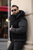 ERKEK KAPÜŞONLU KAŞE MONT thumbnail 5