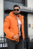 ERKEK KAPÜŞONLU CEP DETAYLI MONT thumbnail 6
