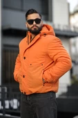 ERKEK KAPÜŞONLU CEP DETAYLI MONT thumbnail 9