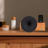 Muse Açık Ceviz Akustik Gramofon thumbnail 2