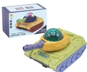 3D Işıklı Sesli Çarp Dön Sensörlü Tank thumbnail 1