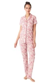 Mod Collection Boydan Düğmeli Gömlek Bayan Pijama Takım thumbnail 2