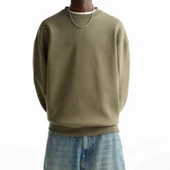 Pull & Bear Bisiklet Yaka Basic Sweatshirt thumbnail 1