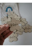 Papatya model ahsap etiket thumbnail 2