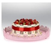 Metal Cupcake Standı Pembe Kek Standı thumbnail 2