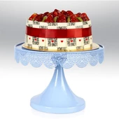 Metal Cupcake Standı Mavi Kek Standı thumbnail 2