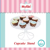 Metal Cupcake Standı Beyaz Kek Standı thumbnail 2