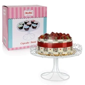 Metal Cupcake Standı Beyaz Kek Standı thumbnail 3