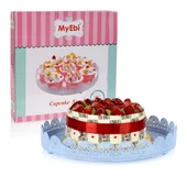 Metal Cupcake Standı Mavi Kek Standı thumbnail 1
