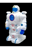 Çarp Dön Sesli Işıklı Robot 16 Cm Beyaz thumbnail 4