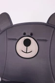 JUSSO Bear Sevimli Ayı Mama Sandalyesi Minderi Gri thumbnail 3