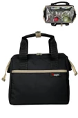 Stylo Beach Bag Termos Çanta - Siyah thumbnail 2