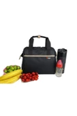 Stylo Beach Bag Termos Çanta - Siyah thumbnail 1