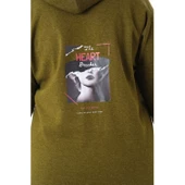 Kapüşonlu Büyük Beden Sweatshirt thumbnail 4