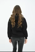 Kadın Kapüşonlu Baskılı Sweatshirt 1627-25 thumbnail 6