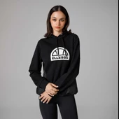 Ellesse Kapüşonlu Kadın Siyah Sweat EF201 thumbnail 1
