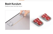 srfn ticaret Katlanabilir Universal Notebook Standı Gümüş thumbnail 2