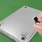 srfn ticaret Katlanabilir Universal Notebook Standı Gümüş thumbnail 4