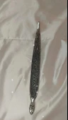 Çubuk Tütsülük İşlemeli Çelik Gümüş Yılan thumbnail 2