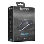 Mouse Oyuncu Gaming Rainbow Işıklı Everest SM-G97 GANK thumbnail 7