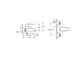 Artema Flow Square Krom Banyo Bataryası A43063 thumbnail 2