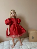 Daisy Kırmızı Kabarık Balerin Elbisesi thumbnail 4
