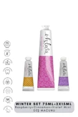 Ohlala Raspberry Mint 75 ml+Cinnamon Mint 15 ml+Violet mint 15 ml Winter Diş Bakım Set thumbnail 1