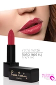Pierre Cardin Retro Matte Lipstick  - Bright Red - 151 thumbnail 3