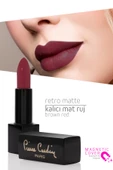 Pierre Cardin Retro Matte Lipstick  - Ruby Red - 154 thumbnail 3