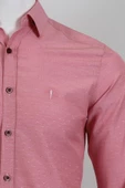 Uzun Kol Slim Fit Desenli Gömlek thumbnail 7