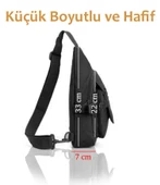 Protector Plus Üçgen Tek Omuz Çantası (Siyah) thumbnail 3