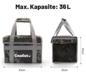 Coolist CL36C 36 Litre Katlanabilir Termos Bez Çanta / Buzluk thumbnail 3