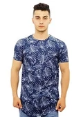 Lacivert Desenli T-Shirt thumbnail 1