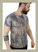 Erkek Askeri Kamuflaj T-Shirt thumbnail 2