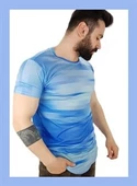 Erkek Ocean Desen T-Shirt thumbnail 4