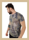 Erkek Askeri Kamuflaj T-Shirt thumbnail 3