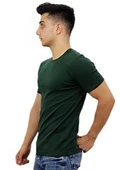 Yeşil Renk Basic Tişört thumbnail 2