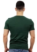 Yeşil Renk Basic Tişört thumbnail 3