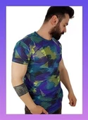 Erkek Prizma Desen T-Shirt thumbnail 4