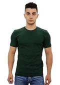 Yeşil Renk Basic Tişört thumbnail 1