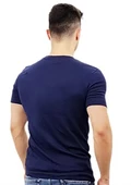 Lacivert Basic T-Shirt thumbnail 3