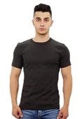 Kahverengi Basic T-Shirt thumbnail 1