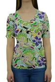 Çiçek Desenli T-Shirt thumbnail 2