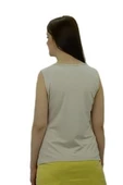 Yaka Detaylı Bej Bayan Atlet thumbnail 4
