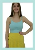 İp Ayarlanabilir Turkuaz Bayan Atlet thumbnail 3