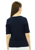 Aksesuar Baskılı Lacivert T-Shirt thumbnail 4