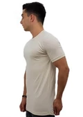 Ekru Basic Erkek Tişört thumbnail 2