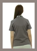 Yakalı Baskılı Toprak T-Shirt thumbnail 4
