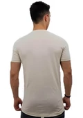 Ekru Basic Erkek Tişört thumbnail 3