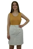 Yaka Detaylı Hardal Bayan Atlet thumbnail 3